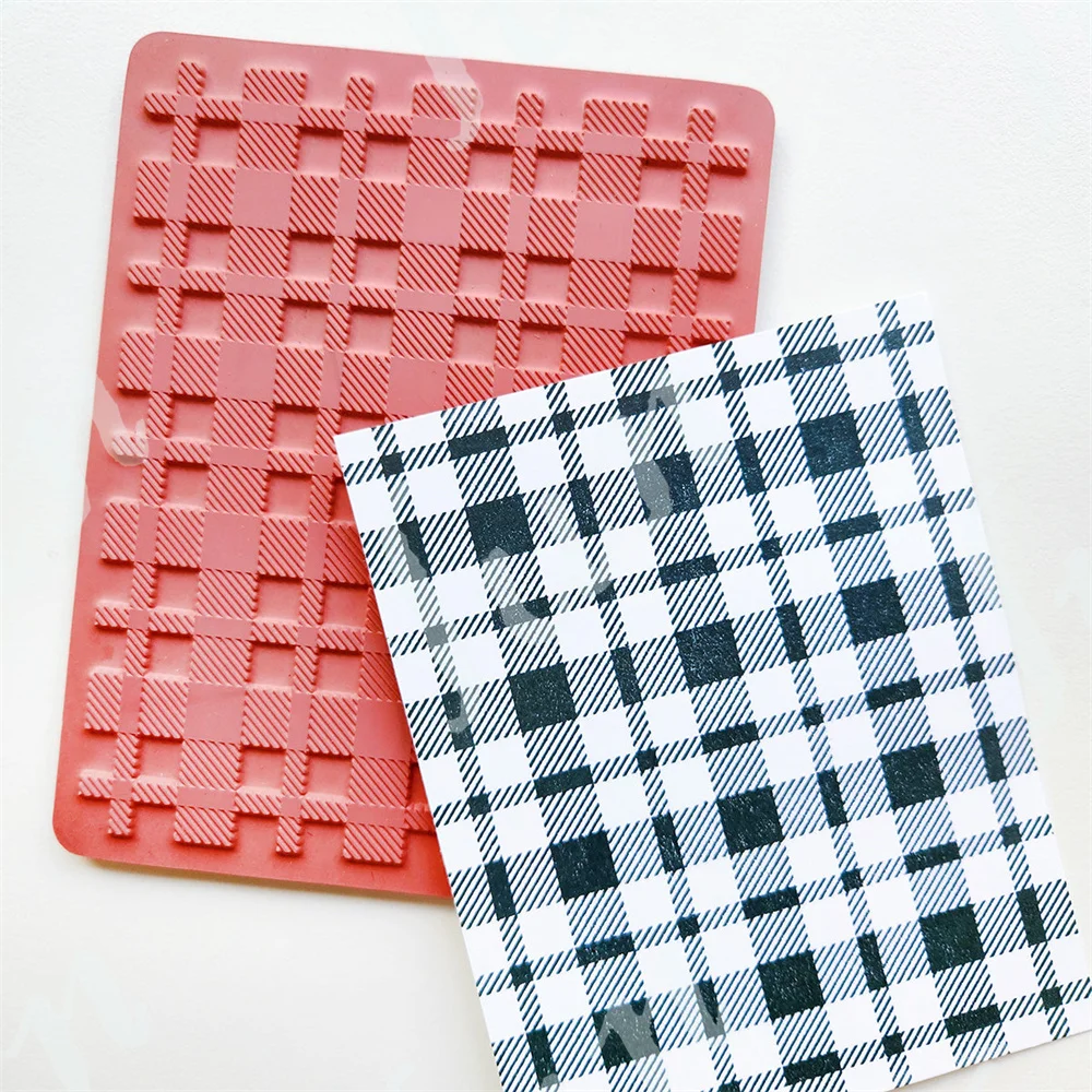 Flanel Achtergrond Stempel Nie - Clear Silicone Stamps For Card Making recensie en prijs