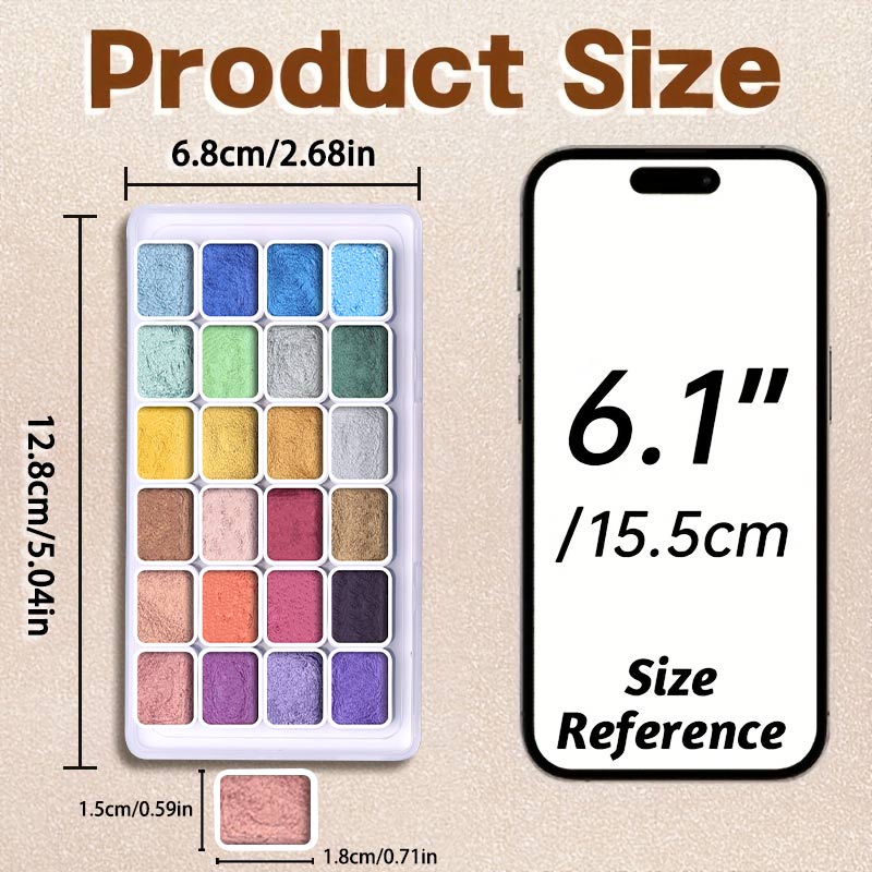 20/24/60/72 kleuren parel aqua - Watercolor Paint Set Solid Pigment recensie en prijs