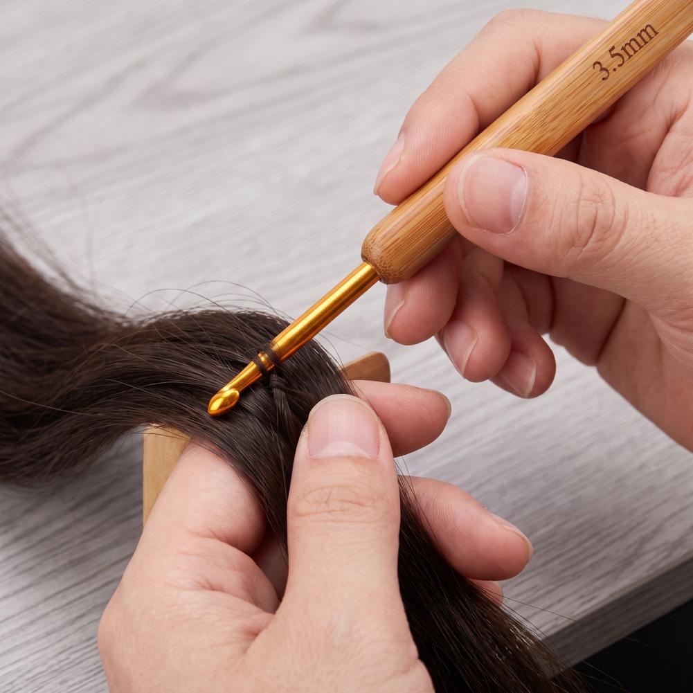 Haaknaaldenset, draagbare haak - Wooden Crochet Hooks Ergonomic Handle recensie en prijs