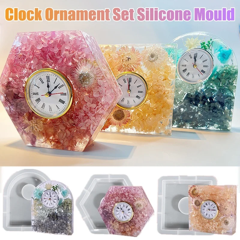 Klok Ornament Set Siliconen Ma - Silicone Epoxy Resin Molds Set recensie en prijs