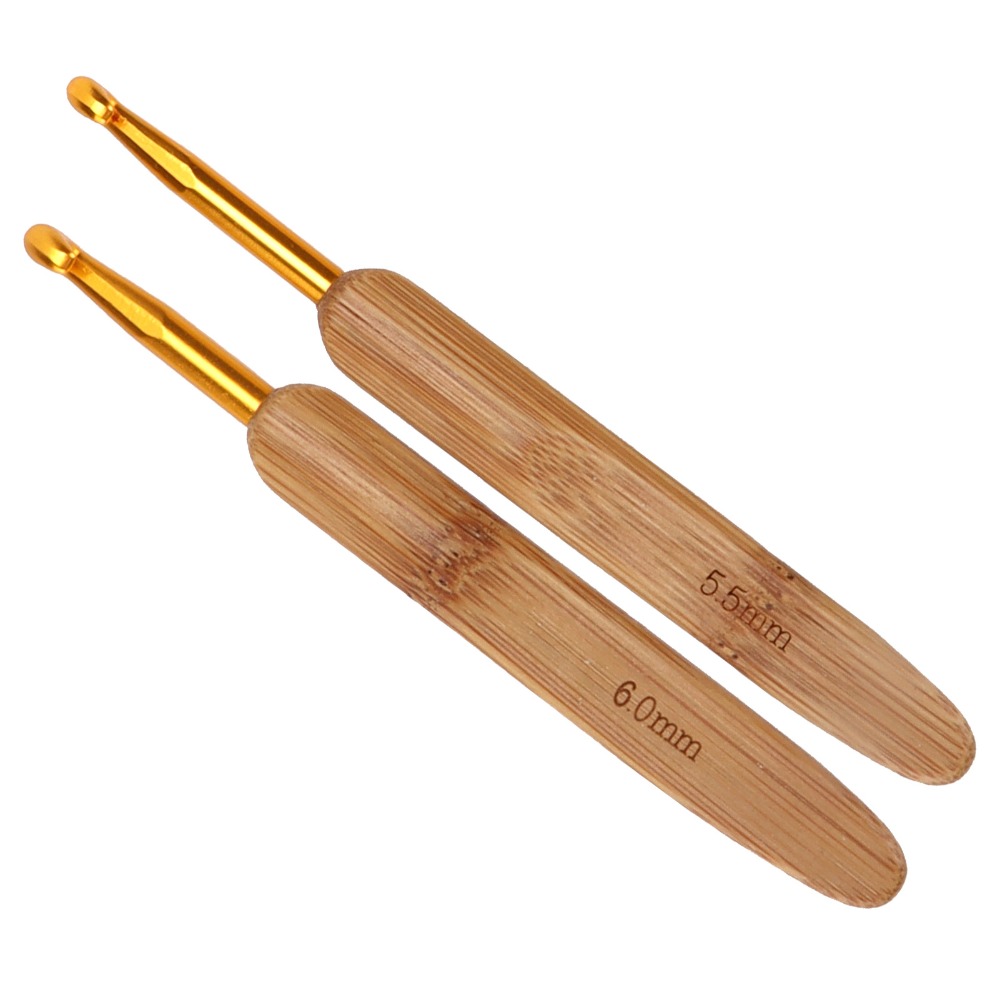 8-delige set haaknaalden, mate - Wooden Crochet Hooks Ergonomic Handle recensie en prijs