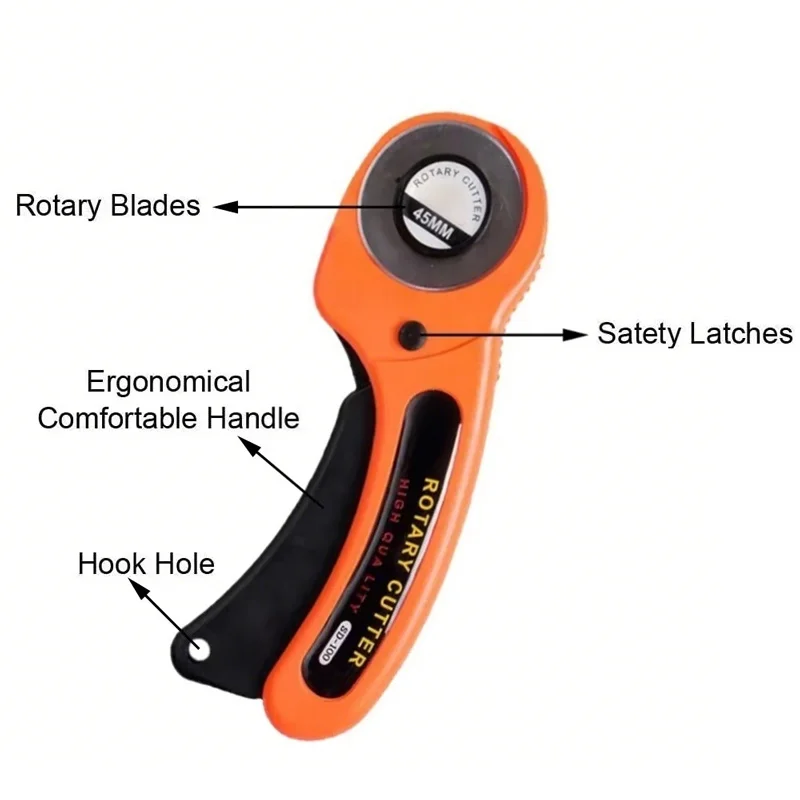 Rotary Cutter 45mm Kaartpapier - Rotary Cutter For Fabric 45Mm recensie en prijs