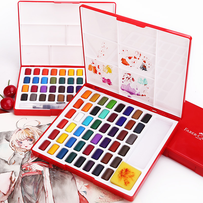 24/36/48 Kleuren Effen Aquarel - Watercolor Paint Set Solid Pigment recensie en prijs