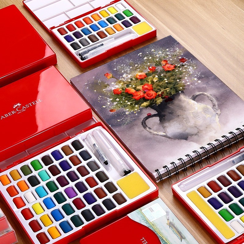 24/36/48 Kleuren Effen Aquarel - Watercolor Paint Set Solid Pigment recensie en prijs