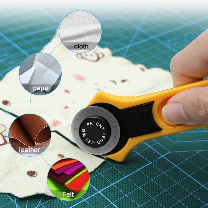 28 mm / 45 mm roterende snijde - Rotary Cutter For Fabric 45Mm recensie en prijs