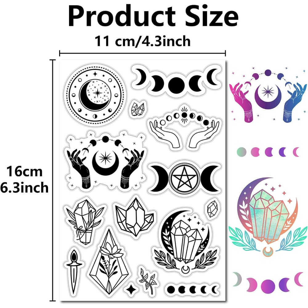 Maanfase Kristal Rubber Stempe - Clear Silicone Stamps For Card Making recensie en prijs